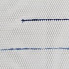 Tapis chiffon 71x140 blanc tapis de chiffon en coton