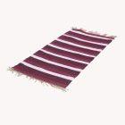 Tapis chiffon 72x141 coloré tapis de chiffon en coton