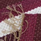 Tapis chiffon 72x141 coloré tapis de chiffon en coton