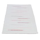 Tapis chiffon 128x70 blanc tapis chiffon en coton