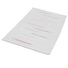 Tapis chiffon 128x70 blanc tapis chiffon en coton