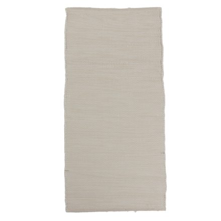 Tapis chiffon 121x60 beige tapis chiffon en coton