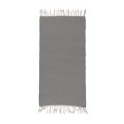 Tapis chiffon 72x136 tapis en coton gris
