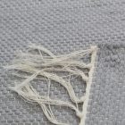 Tapis chiffon 72x136 tapis en coton gris