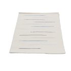 Tapis chiffon 68x129 blanc tapis de chiffon en coton