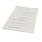 Tapis chiffon 68x129 blanc tapis de chiffon en coton