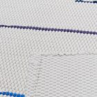 Tapis chiffon 68x129 blanc tapis de chiffon en coton