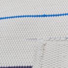 Tapis chiffon 68x129 blanc tapis de chiffon en coton