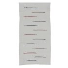 Tapis chiffon 130x69 blanc tapis chiffon en coton