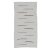 Tapis chiffon 130x69 blanc tapis chiffon en coton