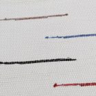 Tapis chiffon 130x69 blanc tapis chiffon en coton