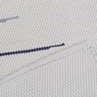 Tapis chiffon 129x69 blanc tapis chiffon en coton