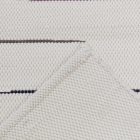 Tapis chiffon 133x69 blanc tapis chiffon en coton