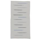 Tapis chiffon 129x64 blanc tapis chiffon en coton