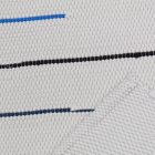 Tapis chiffon 129x64 blanc tapis chiffon en coton