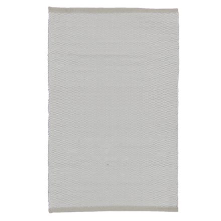 Tapis chiffon 85x62 blanc tapis chiffon en coton