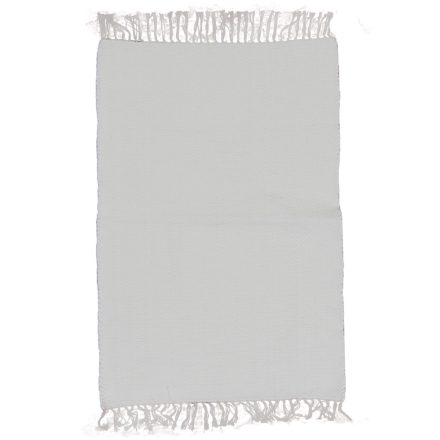 Tapis chiffon 94x67 blanc tapis chiffon en coton