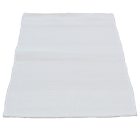 Tapis chiffon 133x70 blanc tapis chiffon en coton