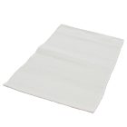 Tapis chiffon 133x70 blanc tapis chiffon en coton