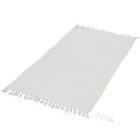 Tapis chiffon 133x68 blanc tapis chiffon en coton