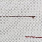 Tapis chiffon 70x138 blanc tapis de chiffon en coton