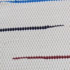 Tapis chiffon 70x131 blanc tapis de chiffon en coton