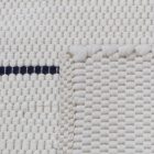 Tapis chiffon 70x131 blanc tapis de chiffon en coton