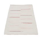 Tapis chiffon 71x139 beige tapis de chiffon en coton