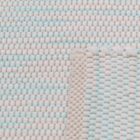 Tapis chiffon 70x136 coloré tapis de chiffon en coton