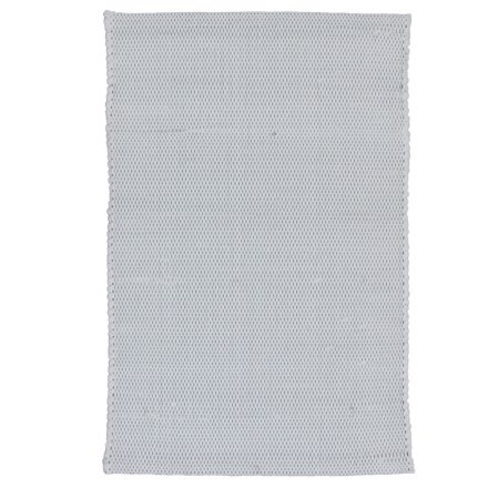 Tapis chiffon 93x60 blanc tapis chiffon en coton