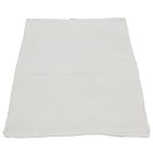 Tapis chiffon 121x74 blanc tapis chiffon en coton