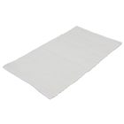 Tapis chiffon 121x74 blanc tapis chiffon en coton