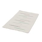 Tapis chiffon 70x127 blanc tapis de chiffon en coton