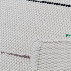 Tapis chiffon 70x127 blanc tapis de chiffon en coton