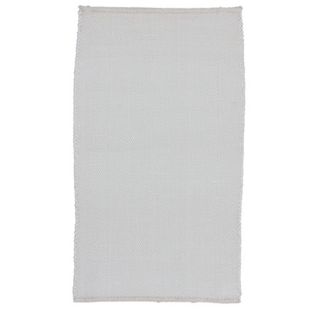 Tapis chiffon 126x73 blanc tapis chiffon en coton