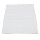 Tapis chiffon 126x73 blanc tapis chiffon en coton