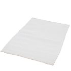 Tapis chiffon 126x73 blanc tapis chiffon en coton