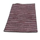 Tapis chiffon 140x66 rayé tapis chiffon en coton