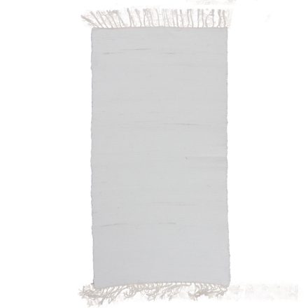 Tapis chiffon 135x71 blanc tapis chiffon en coton