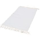 Tapis chiffon 135x71 blanc tapis chiffon en coton