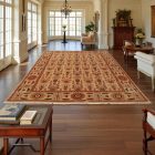 Grand tapis Ziegler 271x373 Tapis Afghan noué à la main