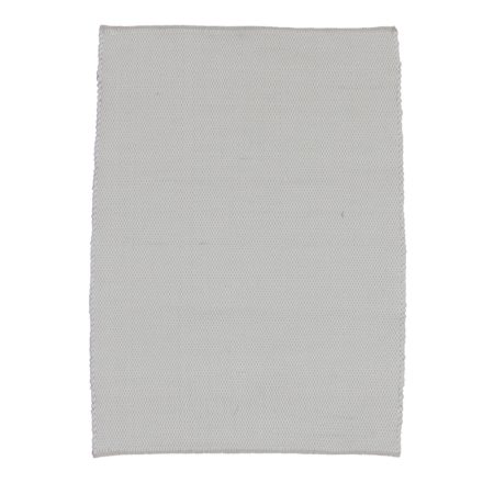 Tapis chiffon 85x62 blanc tapis chiffon en coton