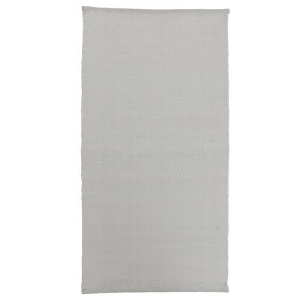 Tapis chiffon 135x73 blanc tapis chiffon en coton