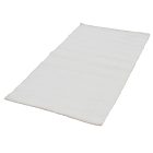 Tapis chiffon 135x73 blanc tapis chiffon en coton [price]
