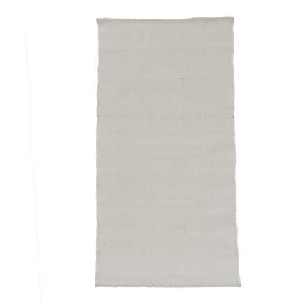 Tapis chiffon 73x135 blanc tapis de chiffon en coton