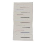 Tapis chiffon 70x137 blanc tapis de chiffon en coton