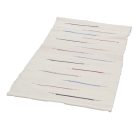 Tapis chiffon 70x137 blanc tapis de chiffon en coton