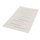 Tapis chiffon 70x129 blanc tapis de chiffon en coton