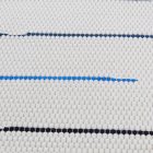 Tapis chiffon 70x129 blanc tapis de chiffon en coton