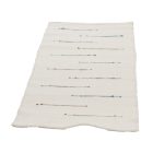 Tapis chiffon 75x135 blanc tapis de chiffon en coton